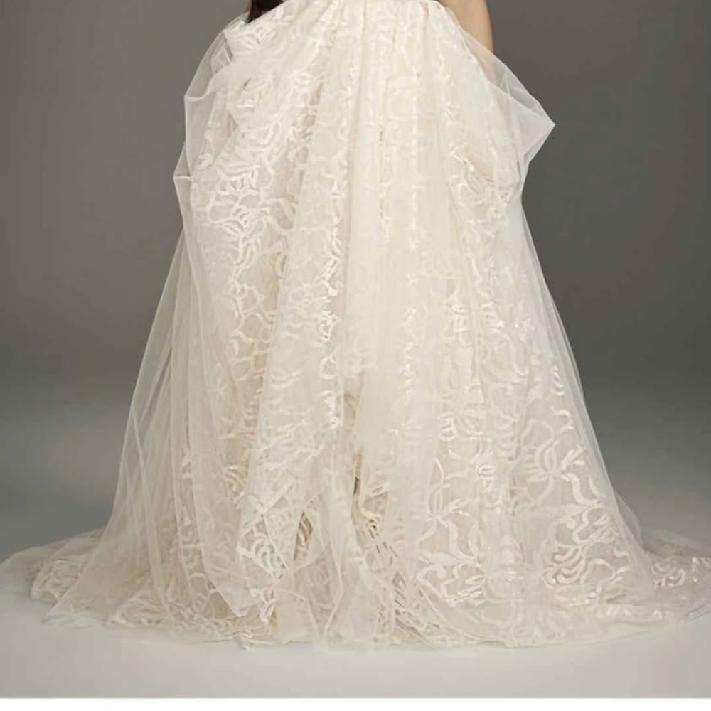 Elegant Cream Lace Gown